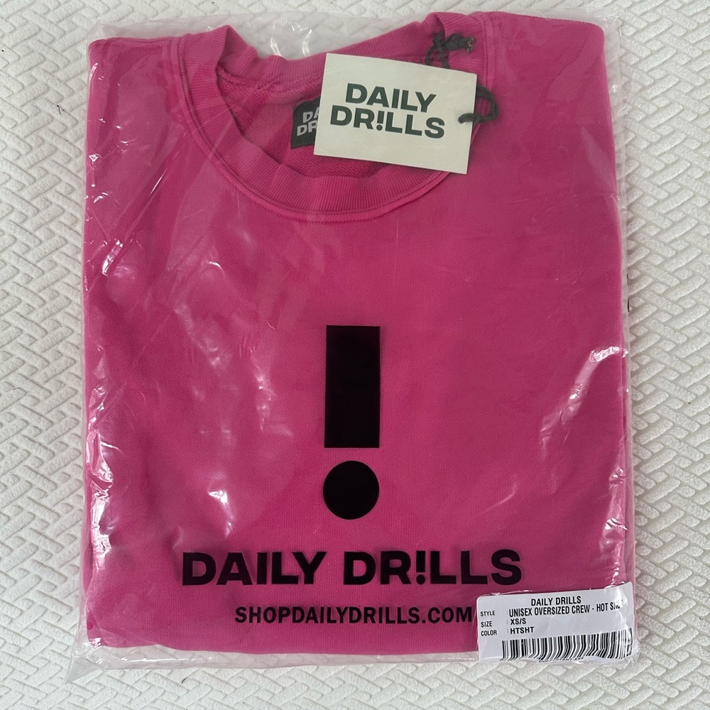 Daily Drills Pink Sweatshirt